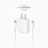 Cargador iPhone USB-C 20W Con Cable USB C - Lightning | Apple
