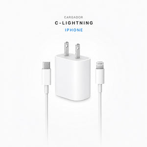 Cargador iPhone USB-C 20W Con Cable USB C - Lightning | Apple
