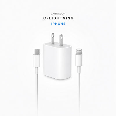 Cargador iPhone USB-C 20W Con Cable USB C - Lightning | Apple