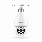 Cámara Philips 360° Full HD Tipo Bombillo WiFi