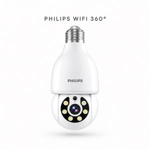 Cámara Philips 360° Full HD Tipo Bombillo WiFi